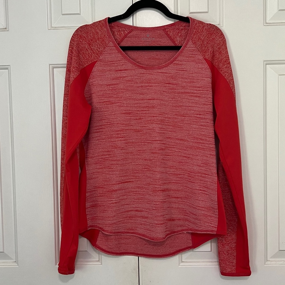 Athleta Womens Running Wild Mix Crew Running Shirt